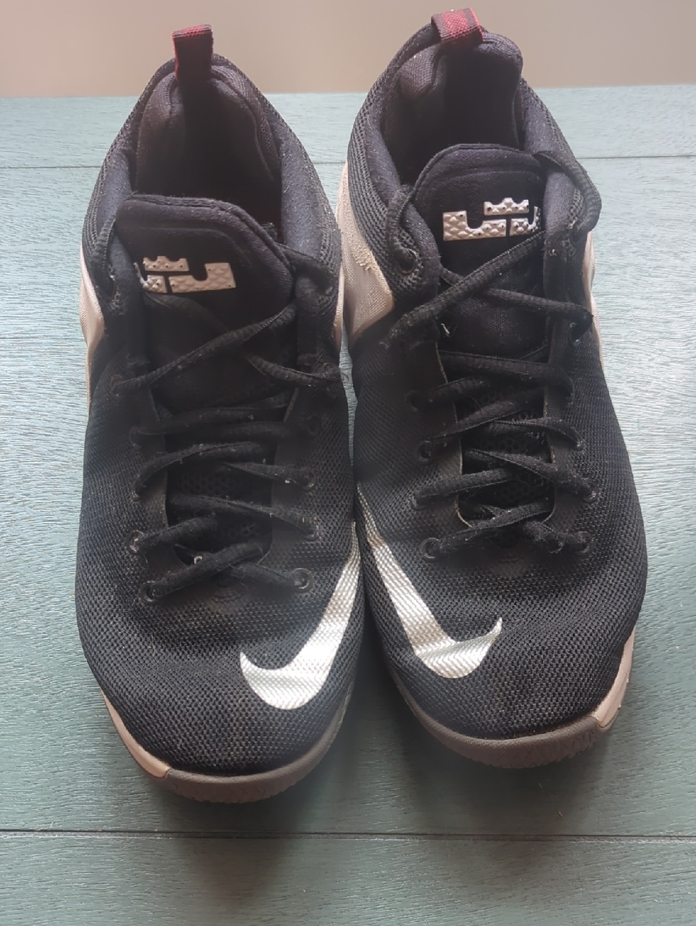 Nike Black and White Low-Top Athletic Sneakers